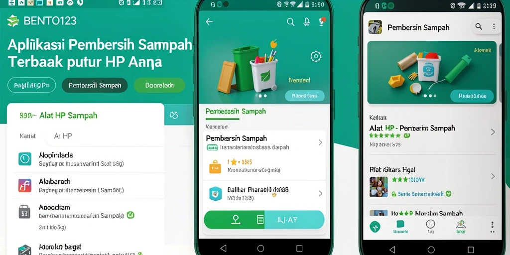 Antarmuka BENTO123 yang bersih dan mudah digunakan.