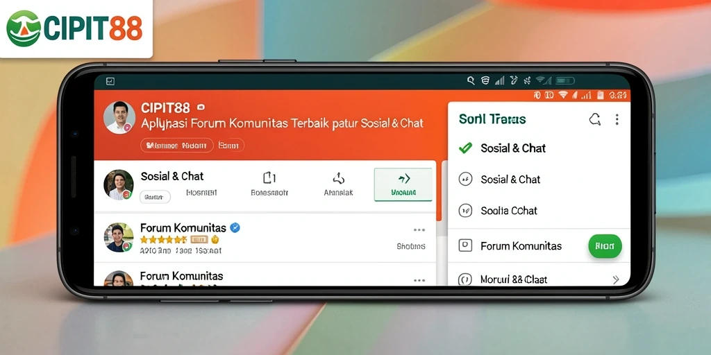 Antarmuka CipIT88 yang interaktif dan menarik.