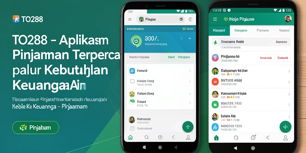 Antarmuka TO288 yang intuitif dan mudah digunakan untuk pengajuan pinjaman.
